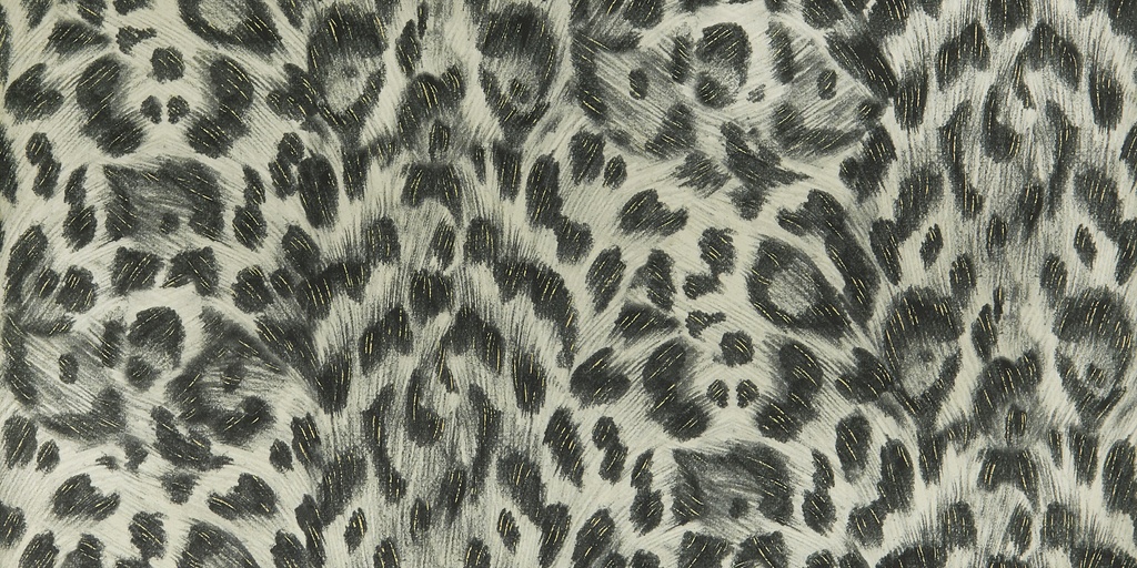 Felis - Charcoal/Gold  Multi By Clarke And Clarke | Wilderie By Emma J Shipley For C&C | Animal Skins Wallcovering Print
