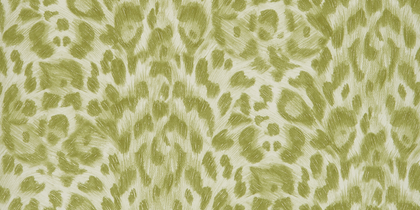 Felis - Green By Clarke And Clarke | Wilderie By Emma J Shipley For C&C | Animal Skins Wallcovering Print