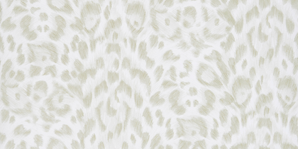 Felis - Ivory  White By Clarke And Clarke | Wilderie By Emma J Shipley For C&C | Animal Skins Wallcovering Print