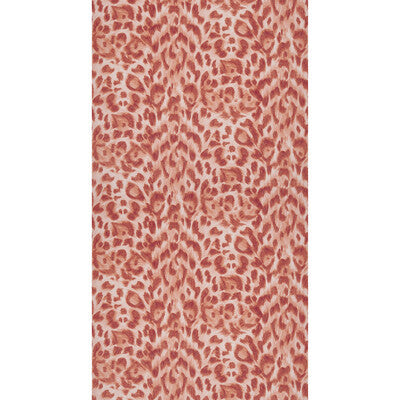 Felis - Red/Rose Gold  Red By Clarke And Clarke | Wilderie By Emma J Shipley For C&C | Animal Skins Wallcovering Print