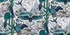 Frontier - Blue By Clarke And Clarke | Wilderie By Emma J Shipley For C&C |Animal/Insects Novelty Wallcovering Print