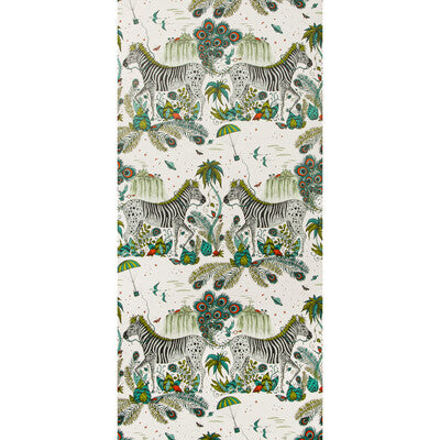 Samples and Purchasing available for Lost World - Green  Green By Clarke And Clarke | Wilderie By Emma J Shipley For C&C |Animal/Insects Novelty Wallcovering Print at Designer Wallcoverings and Fabrics
