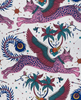 Lynx - Magenta  Red By Clarke And Clarke | Wilderie By Emma J Shipley For C&C |Animal/Insects Novelty Wallcovering Print