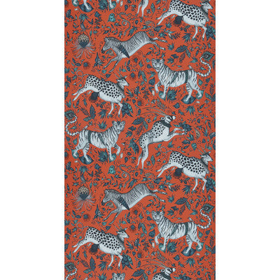 Protea - Coral  Pink By Clarke And Clarke | Wilderie By Emma J Shipley For C&C |Animal/Insects Novelty Wallcovering Print