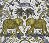 Zambezi - Gold  Yellow By Clarke And Clarke | Wilderie By Emma J Shipley For C&C |Animal/Insects Novelty Wallcovering Print