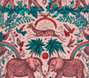 Zambezi - Pink By Clarke And Clarke | Wilderie By Emma J Shipley For C&C |Animal/Insects Novelty Wallcovering Print
