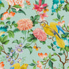 Golden Parrot Wp - Mineral Multi By Clarke And Clarke | Clarke & Clarke Botanical Wonders Wallcovering |Animal/Insects Novelty Wallcovering Print
