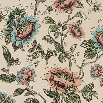Tonquin Wp - Blush Pink By Clarke And Clarke | Clarke & Clarke Botanical Wonders Wallcovering | Botanical & Floral Wallcovering Print