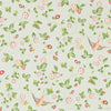 Samples and Purchasing available for Wild Strawberry Wp - Dove Multi By Clarke And Clarke | Clarke & Clarke Botanical Wonders Wallpaper | Animal/Insects Wallcovering Print at Designer Wallcoverings and Fabrics