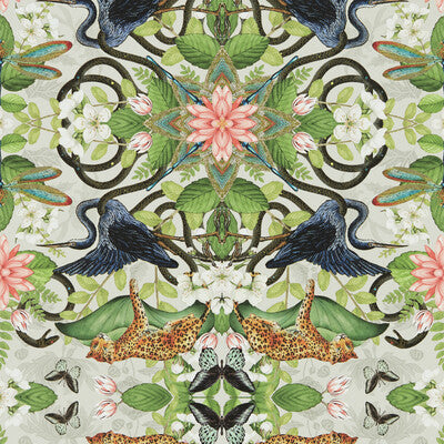 Samples and Purchasing available for Wonderlust Wp - Dove Multi By Clarke And Clarke | Clarke & Clarke Botanical Wonders Wallpaper |Animal/Insects Novelty Wallcovering Print at Designer Wallcoverings and Fabrics