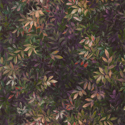 Congo - Amethyst/Emerald Wp Purple By Clarke And Clarke | Clarke & Clarke Exotica 2 Luxury Wallcovering | Botanical & Floral Wallcovering Print