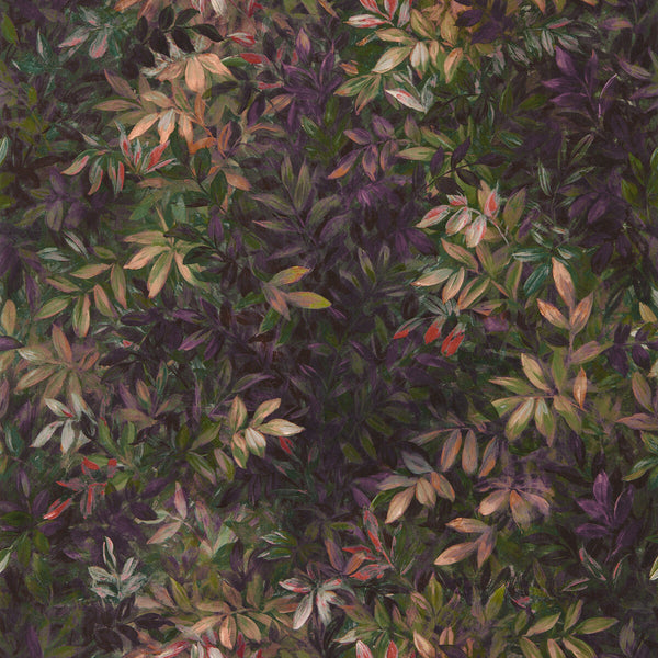 Congo - Amethyst/Emerald Wp Purple By Clarke And Clarke | Clarke & Clarke Exotica 2 Luxury Wallcovering | Botanical & Floral Wallcovering Print