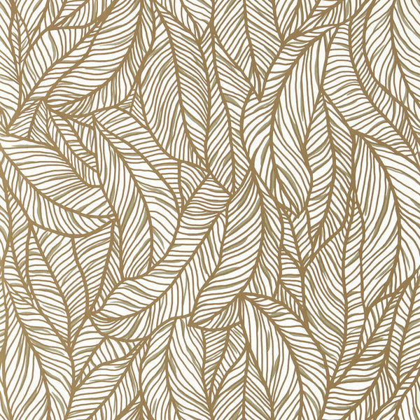 Selva - Bronze/Ivory Wp Bronze By Clarke And Clarke | Clarke & Clarke Exotica 2 Luxury Wallcovering | Botanical & Floral Wallcovering Print