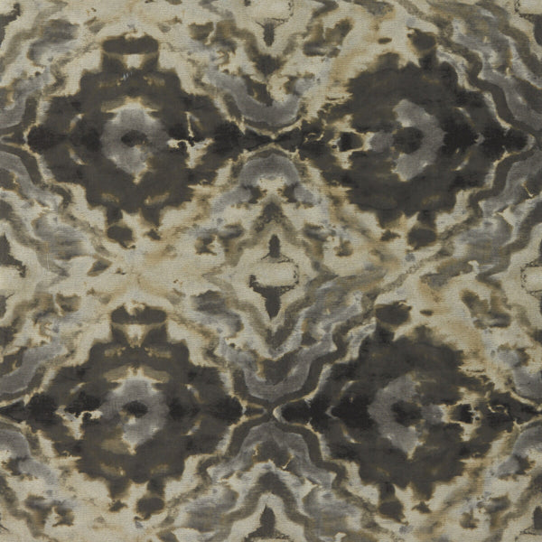 Aqueous - Charcoal Wp Charcoal By Clarke And Clarke | Clarke & Clarke Fusion Luxury Wallcovering | Geometric Wallcovering Print
