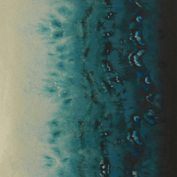 Disperse - Teal Wp Teal By Clarke And Clarke | Clarke & Clarke Fusion Luxury Wallcovering | Modern Wallcovering Print