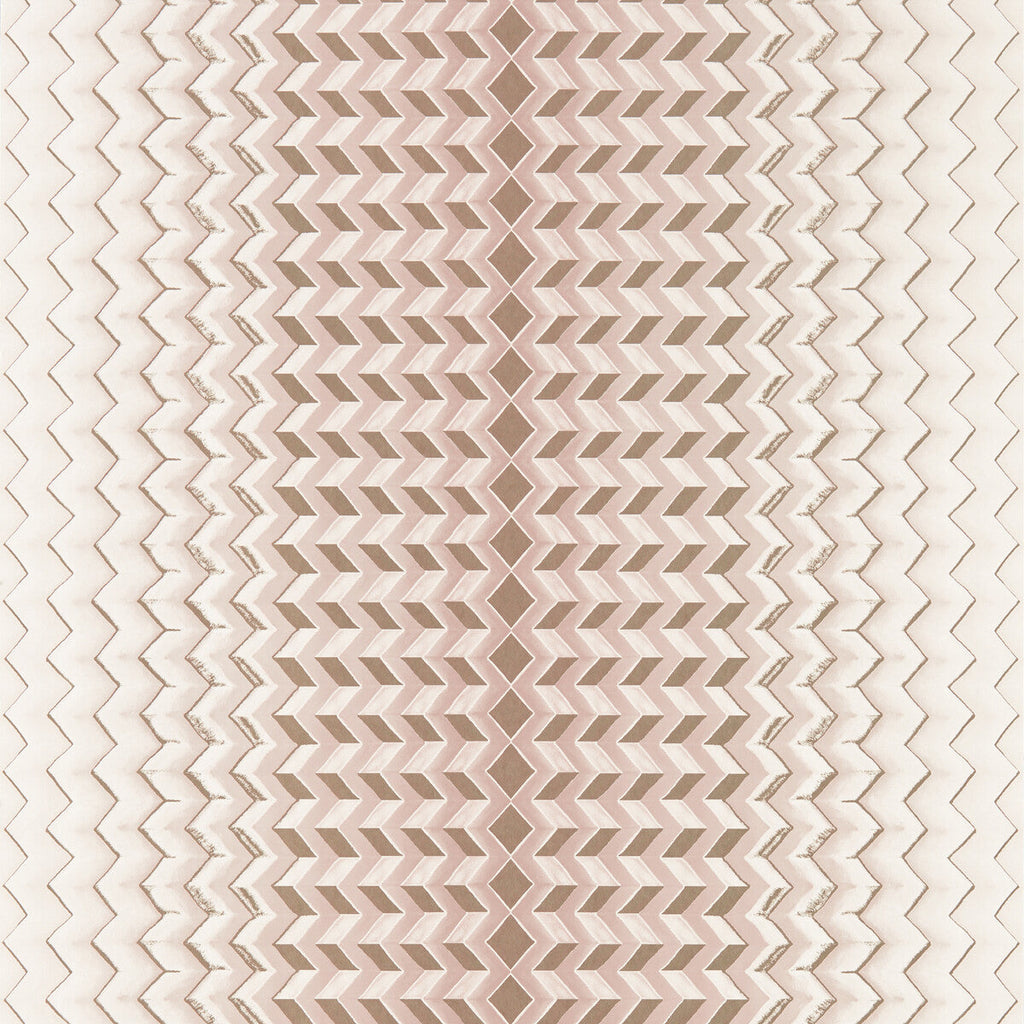 Samples and Purchasing available for Fragment - Blush/Gold Wp Pink By Clarke And Clarke | Clarke & Clarke Fusion Luxury Wallcovering |Modern Geometric Wallcovering Print at Designer Wallcoverings and Fabrics