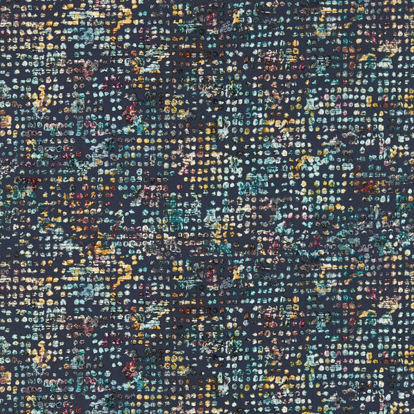 Scintilla - Midnight Wp Multi By Clarke And Clarke | Clarke & Clarke Fusion Luxury Wallcovering | Modern Wallcovering Print