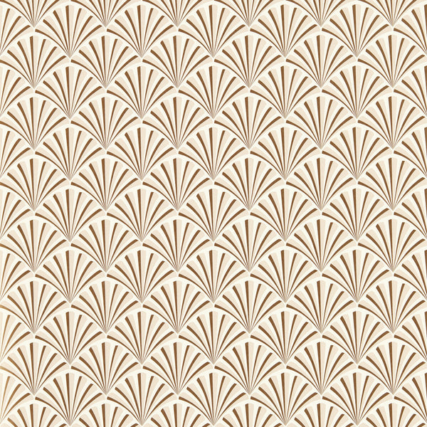 Chrysler - Rose Gold Wp Pink By Clarke And Clarke | Clarke & Clarke Lusso Wallcovering |Geometric Metallic Wallcovering Print