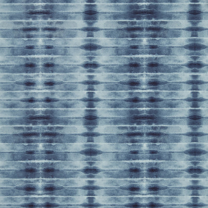 Eterea - Midnight Wp Dark Blue By Clarke And Clarke | Clarke & Clarke Lusso Wallcovering |Abstract Stripes Wallcovering Print