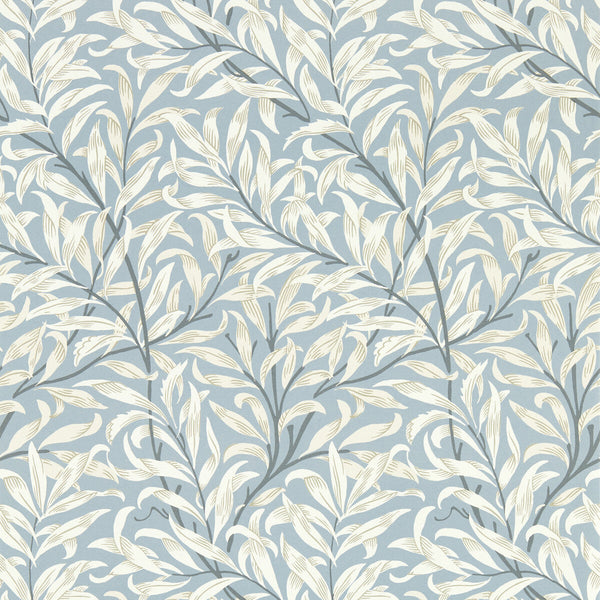 Willow Boughs - Dove Wp White By Clarke And Clarke | Clarke & Clarke William Morris Wallcovering | Botanical & Floral Wallcovering Print
