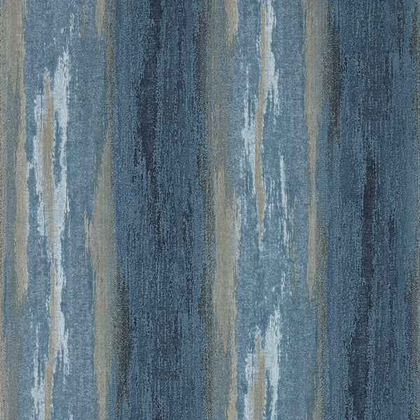 Effetto - Midnight Wp Blue By Clarke And Clarke | Clarke & Clarke Vivido Wallcovering |Abstract Metallic Wallcovering Print