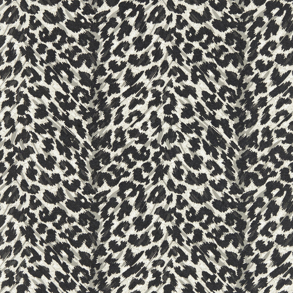 Pokot - Noir Wp Black By Clarke And Clarke | Clarke & Clarke Breegan Jane Wallcovering |Animal Skins Texture Wallcovering Print