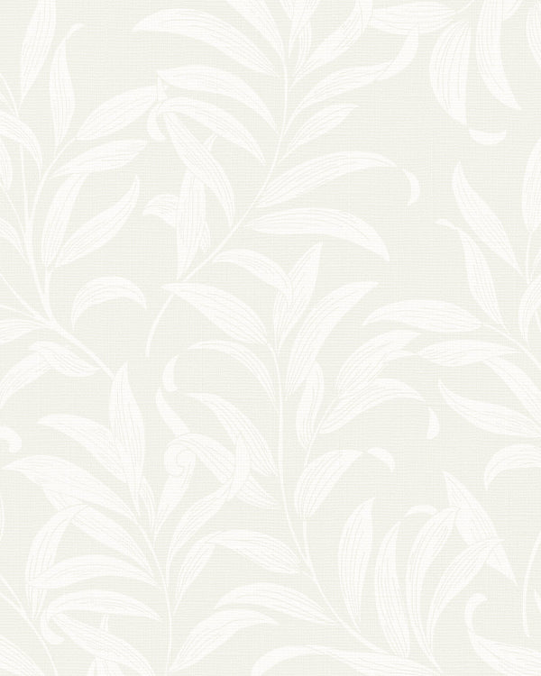 Amsterdam Sage VINTAGE WHITE Wallcovering | Phillipe Romano