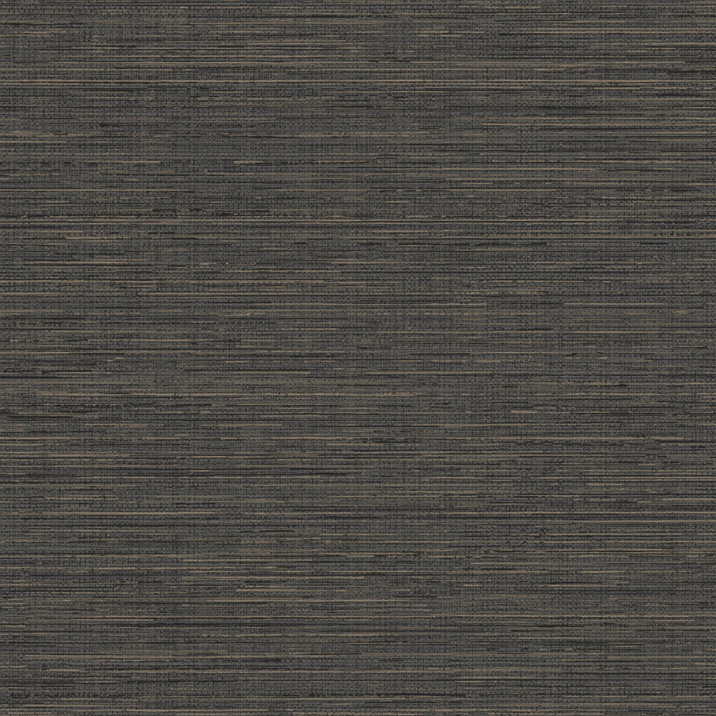 Amsterdam Asian Linen Charcoal Slate Wallcovering | Phillipe Romano