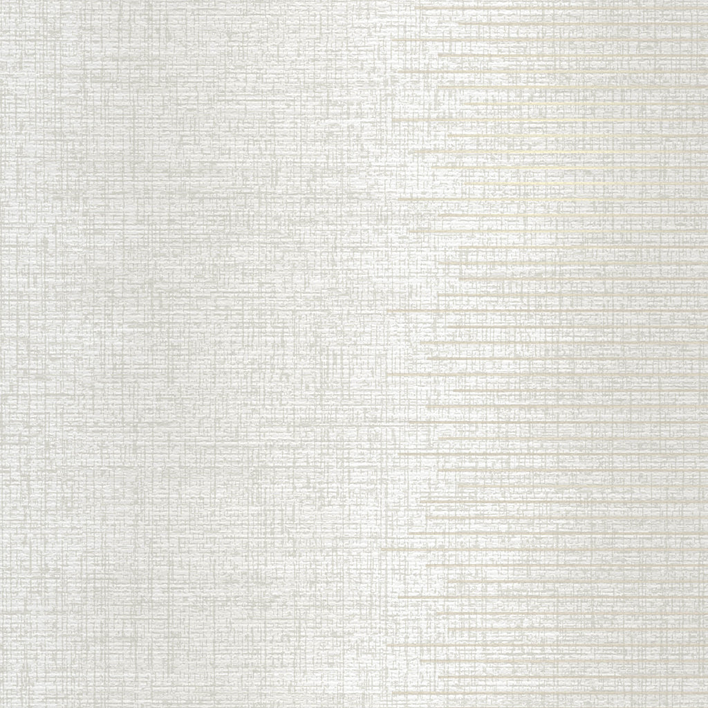 Amsterdam Chameleon Stripe Pearly White Wallcovering | Phillipe Romano