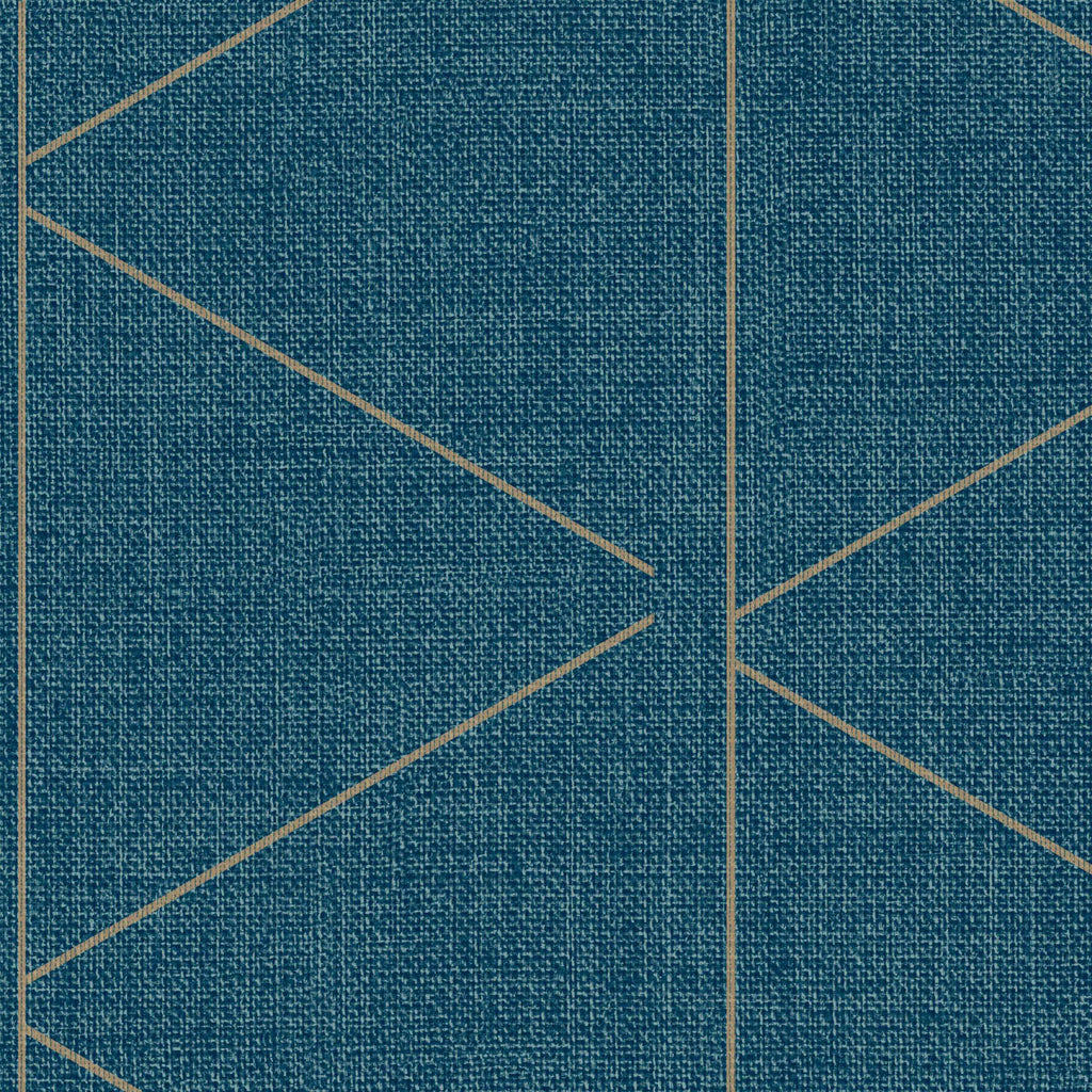 Amsterdam Desert Peak Indigo Wallcovering | Phillipe Romano
