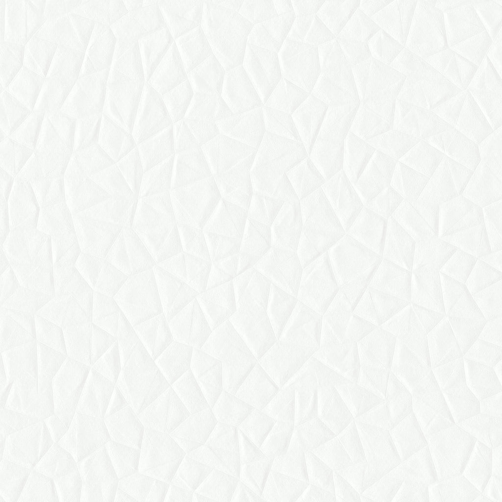 Amsterdam Facets Architectural White Wallcovering | Phillipe Romano
