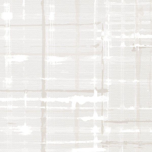 Amsterdam Plaidish Notes of Vanilla Wallcovering | Phillipe Romano