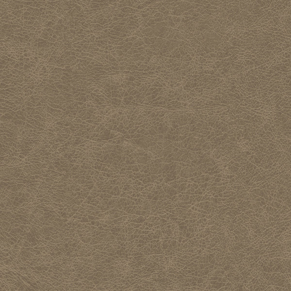 Amsterdam Saffian Leather Bronco Brown Wallcovering | Phillipe Romano