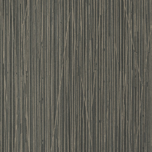 Amsterdam Scribble Sticks Satin Slate Wallcovering | Phillipe Romano