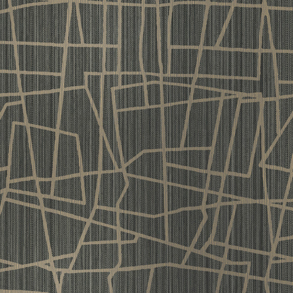 Amsterdam Scribble Slate Swivel Wallcovering | Phillipe Romano