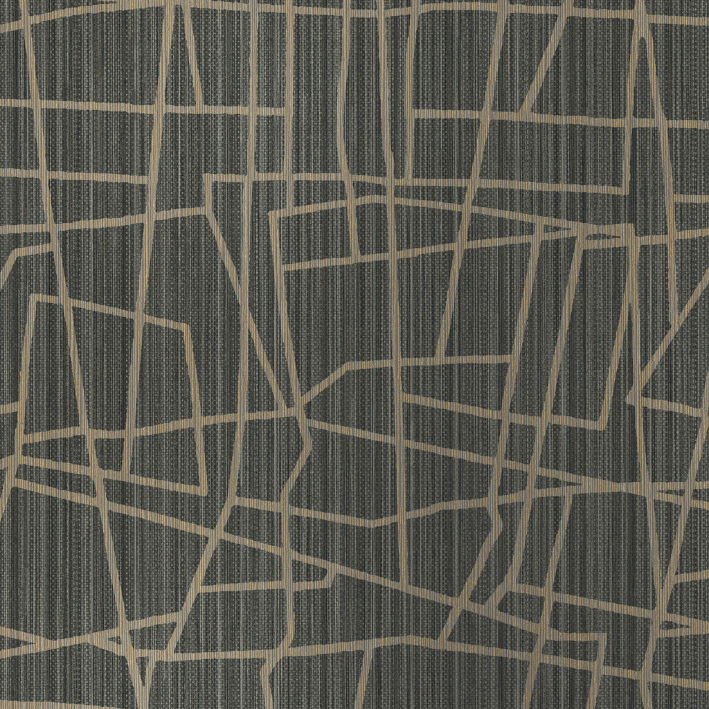Amsterdam Scribble Slate Swivel Wallcovering | Phillipe Romano