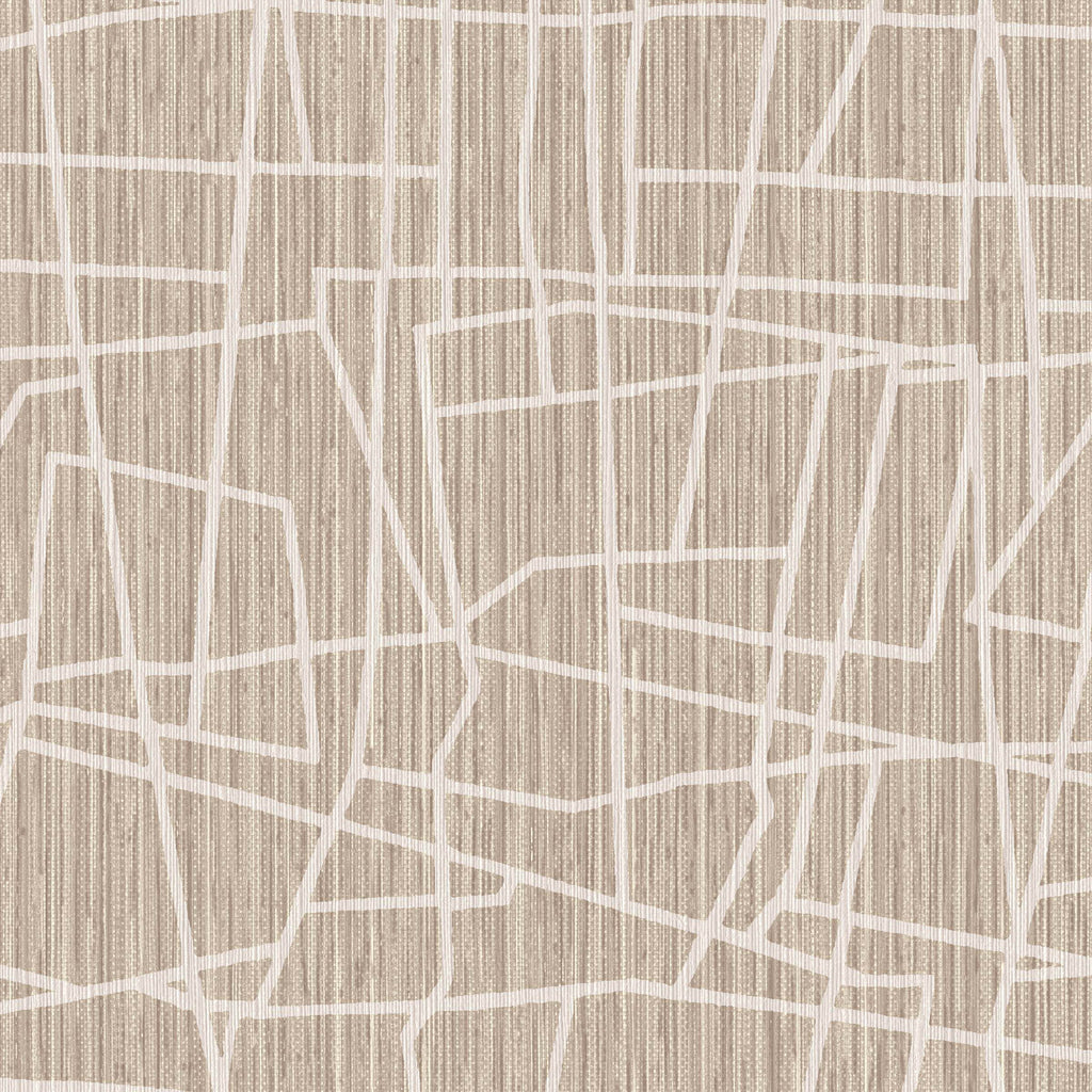 Amsterdam Scribble Slanted Sand Wallcovering | Phillipe Romano