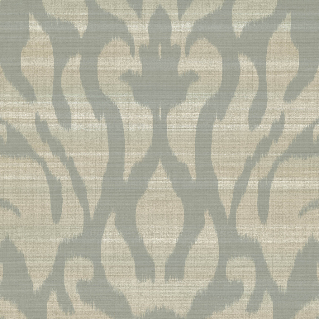 Amsterdam Shadow Damask Golden Grey Wallcovering | Phillipe Romano