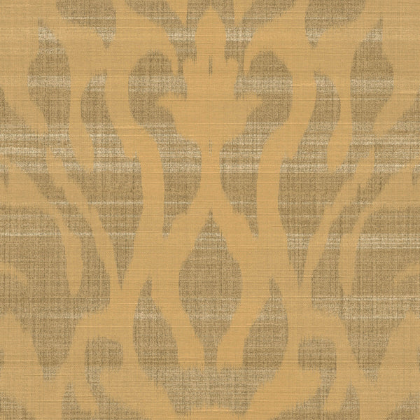 Amsterdam Shadow Damask Toasty Maple Wallcovering | Phillipe Romano