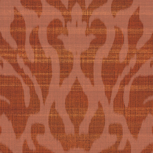 Amsterdam Shadow Damask Spiced Cider Wallcovering | Phillipe Romano