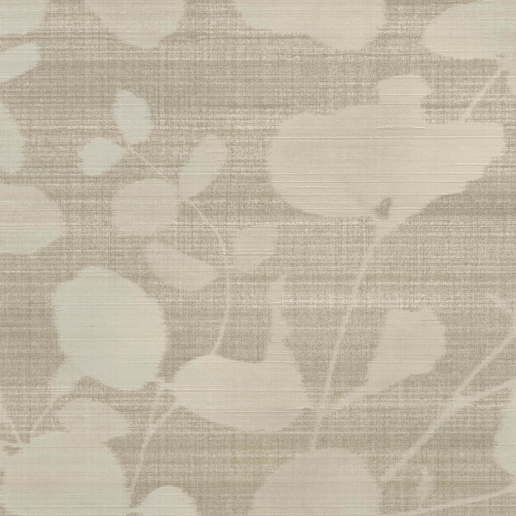 Amsterdam Shadow Leaves Golden Grey Wallcovering | Phillipe Romano