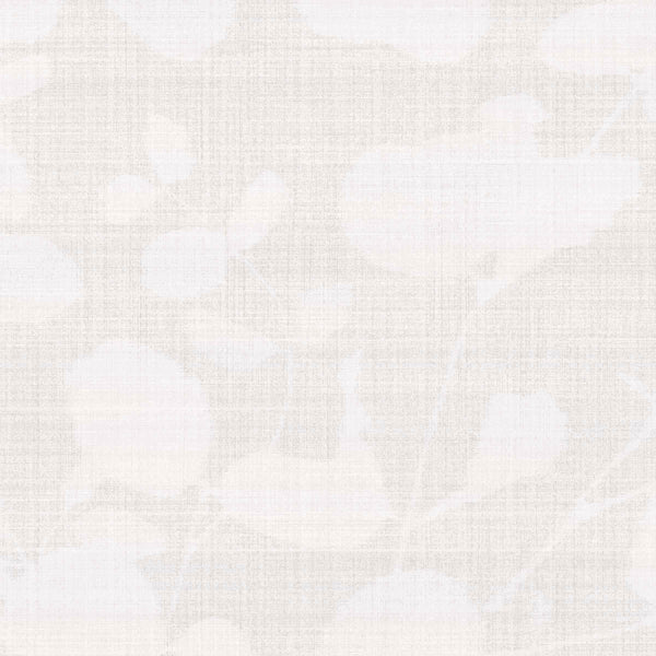 Amsterdam Shadow Leaves Snow Wallcovering | Phillipe Romano