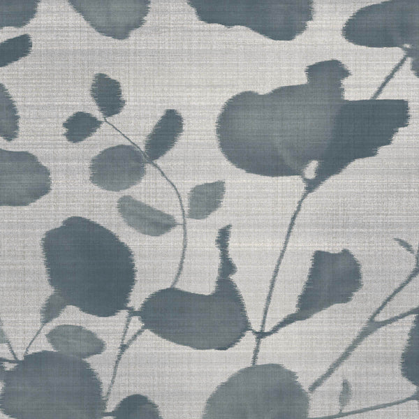 Amsterdam Shadow Leaves French Grey Wallcovering | Phillipe Romano