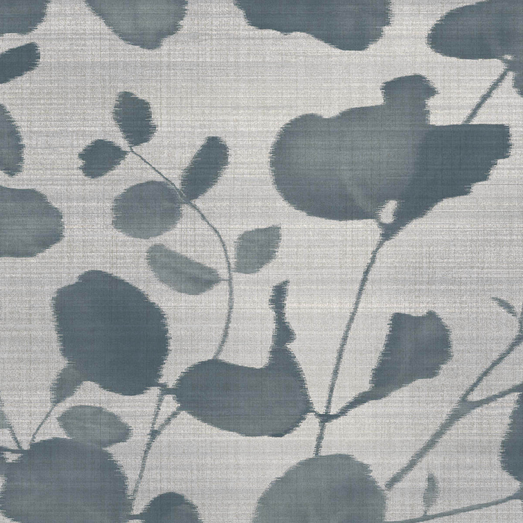 Amsterdam Shadow Leaves French Grey Wallcovering | Phillipe Romano