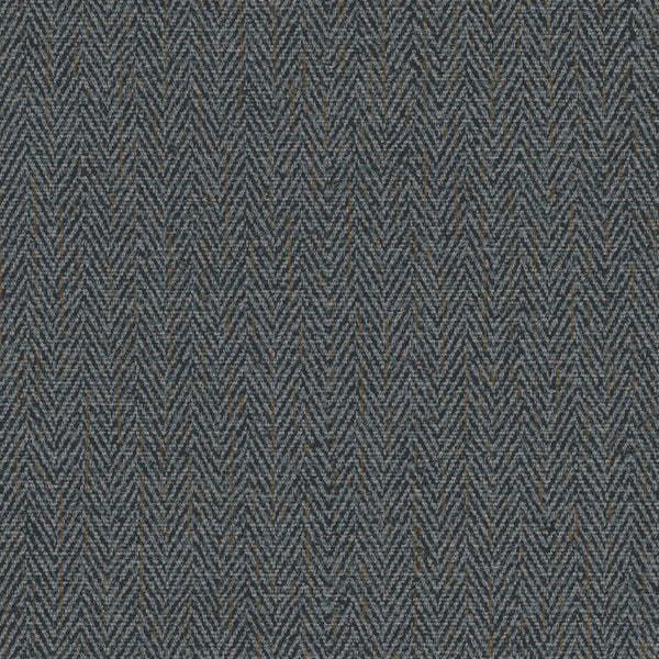 Amsterdam Tailored Twill Charcoal Cloth Wallcovering | Phillipe Romano