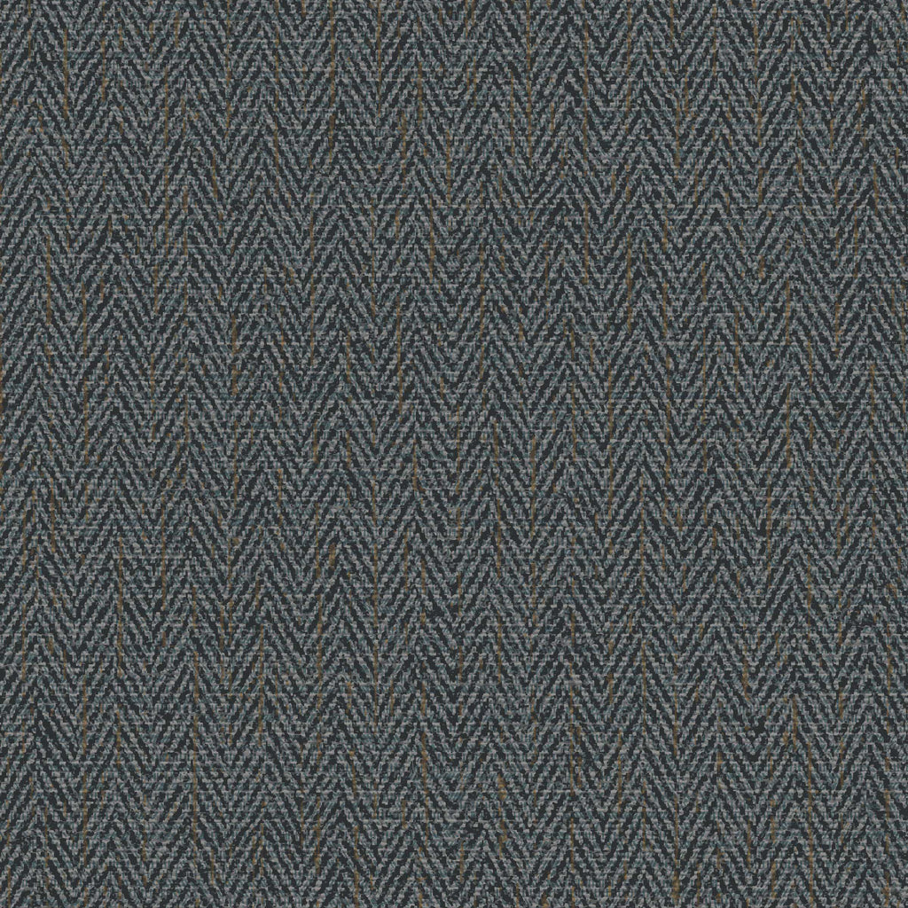 Amsterdam Tailored Twill Charcoal Cloth Wallcovering | Phillipe Romano