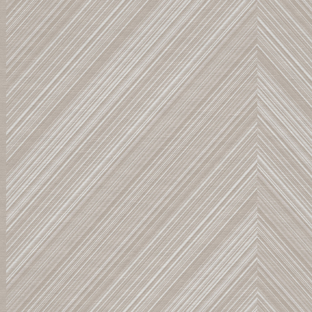Amsterdam Zig Zag Titan Taupe Wallcovering | Phillipe Romano