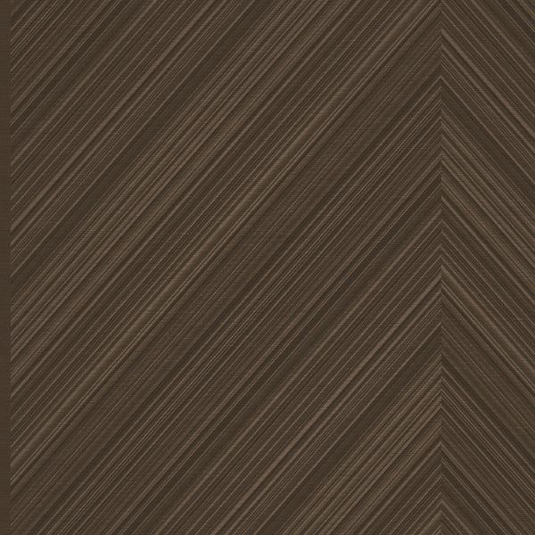 Amsterdam Zig Zag Bootleg Brown Wallcovering | Phillipe Romano