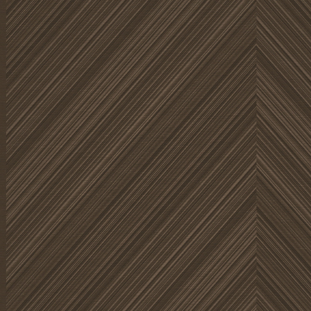 Amsterdam Zig Zag Bootleg Brown Wallcovering | Phillipe Romano