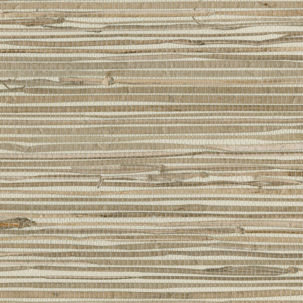 Kravet Design - W3277-16 Ivory | Kravet Design | Grasscloth Iii | Stripes Wallcovering Grasscloth